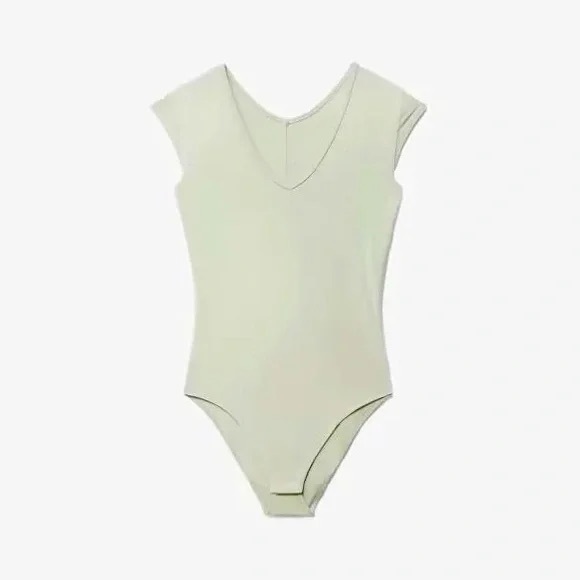 EVERLANE Ballet Bodysuit Mint Green Medium - Picture 2 of 7